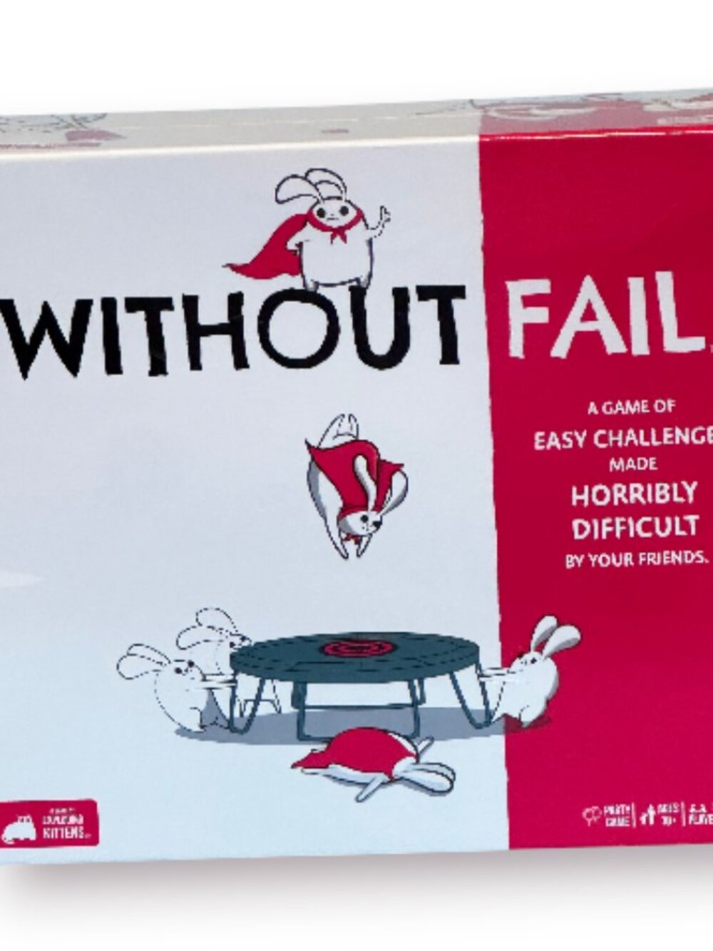 Exploding Kittens "Without Fail" Party Game NIB Factory Sealed